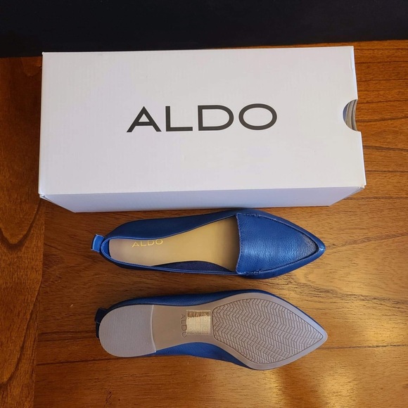 Aldo Follona Flat Leather Shoes - Picture 2 of 3